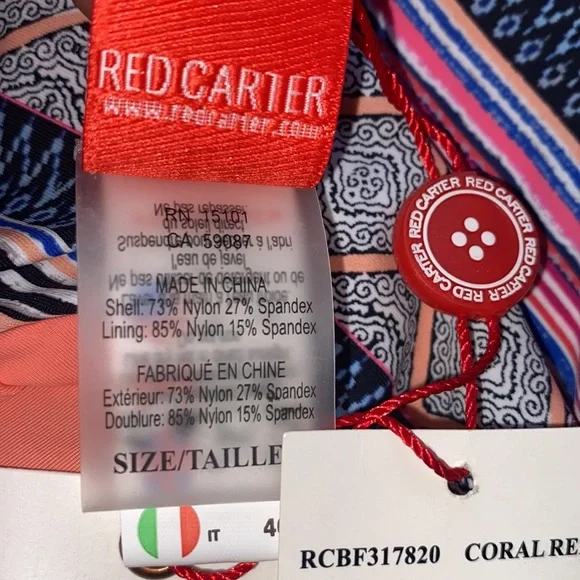 Red Carter Boho Festival One Piece L - Picture 11 of 11